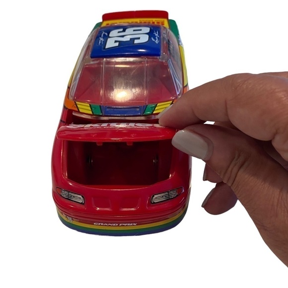 ERNIE IRVAN #36 Skittles NASCAR 1998 Car Candy Dispenser. Vintage - Picture 9 of 14